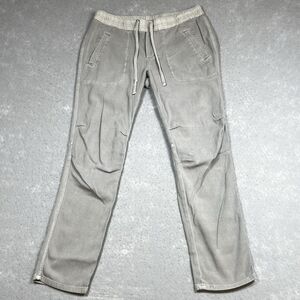 James Perse Pants Jogger Womens 2/Medium Gray Classic Lounge Utility Pockets